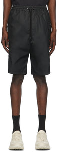 Gucci Black Waterproof Cargo Shorts - Short de cargaison imperméable noir Gucci - 구찌 블랙 방수화물 반바지