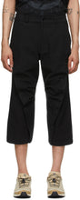 Hyein Seo Black Wavy Trousers - Hyein SEO Pantalon ondulé noir - HyeIn Seo 검은 물결 모양의 바지