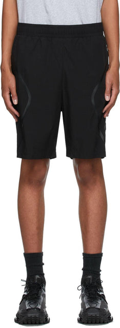 A-COLD-WALL* Black Welded Shorts - Mur à froid * Short soudé noir - 콜드 벽 * 블랙 용접 반바지