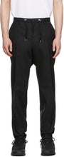 Boss Black Wool Bardon1 Trousers - Pantalon de laine noire Boss Black Bardon1 - 보스 블랙 양모 바르 슨 1 바지