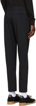 PS by Paul Smith Black Wool Drawstring Trousers