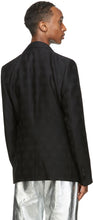 Gucci Black Wool GG Heritage Blazer