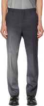 Fendi Black Wool Gradient Trousers - Pantalon dégradé en laine noire Fendi - 펜디 블랙 양모 그라데이션 바지
