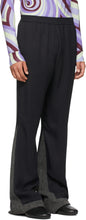 Raf Simons Black Wool Insert Lounge Pants