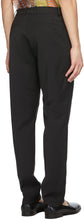 Deveaux New York Black Wool Jasper Trousers