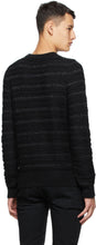 Saint Laurent Black Wool Pullover Sweater