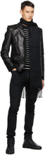 Saint Laurent Black Wool Stripe Sweater
