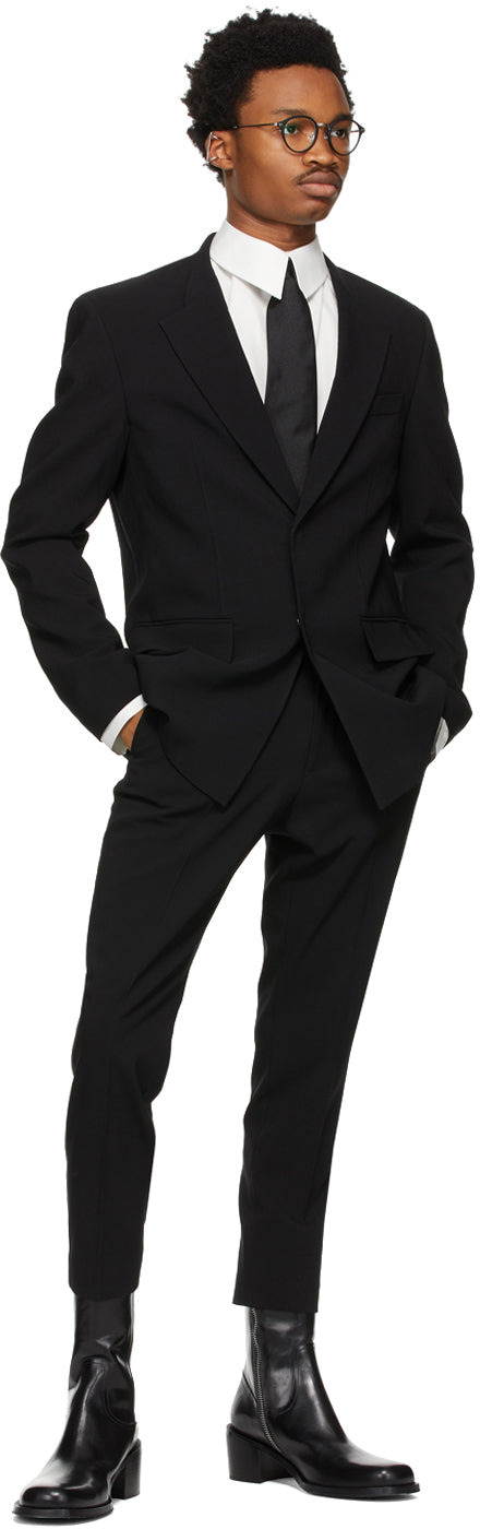 Sean Suen Black Wool Trousers