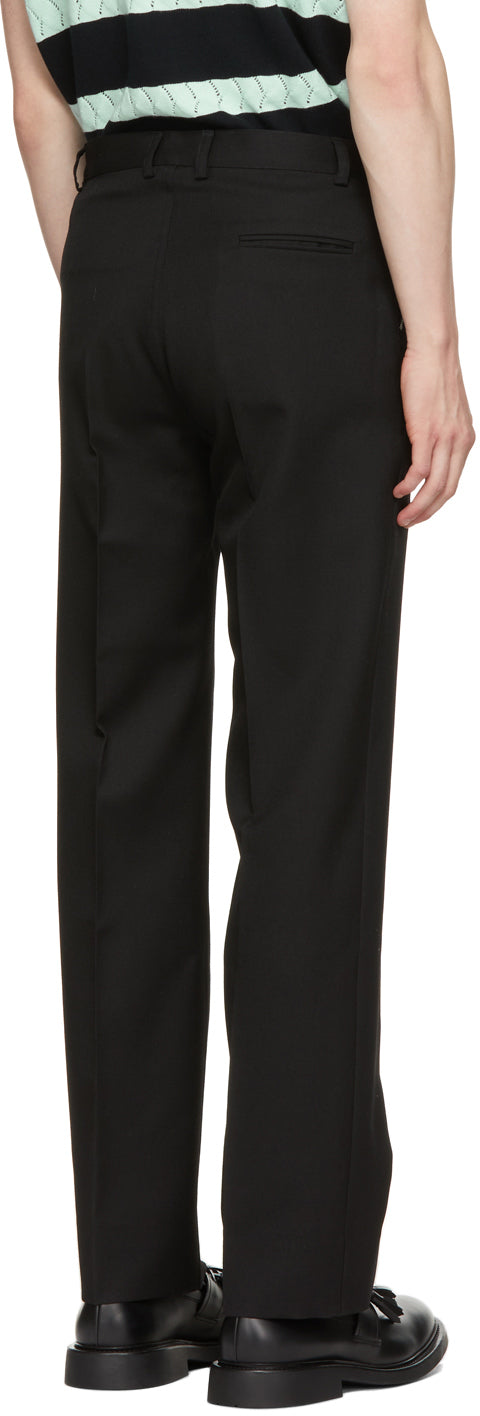 Stefan Cooke Black Zip Pocket Trousers – BlackSkinny