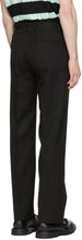 Stefan Cooke Black Zip Pocket Trousers