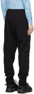 Saul Nash Black Zip-Through Trousers