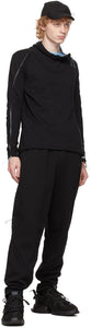 Saul Nash Black Zip-Through Trousers