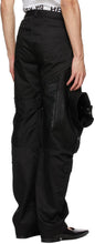 Hood by Air Black Zippered Cargo Pants