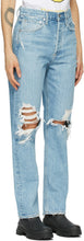 AGOLDE Blue 90s Mid-Rise Loose-Fit Jeans