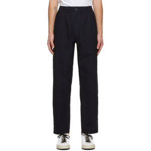 Blue Blue Japan Indigo Yarn-Dyed Sashiko Trousers