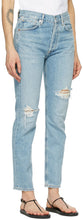 Citizens of Humanity Blue Charlotte High-Rise Straight Jeans
