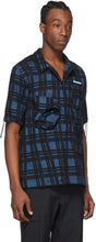 Off-White Blue Check Voyager Short Sleeve Shirt
