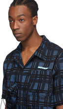 Off-White Blue Check Voyager Short Sleeve Shirt