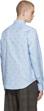 Gucci Blue Cotton Symbols Shirt