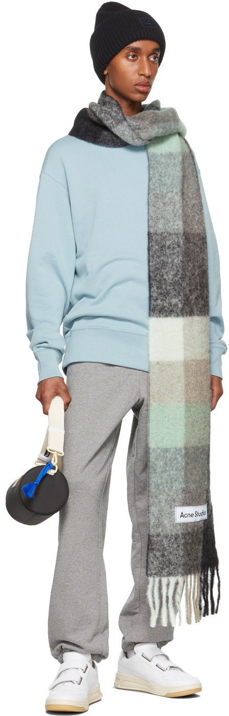 Acne Studios Blue Crewneck Sweatshirt