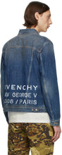 Givenchy Blue Denim Address Classic Fit Jacket