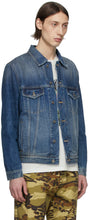 Givenchy Blue Denim Address Classic Fit Jacket
