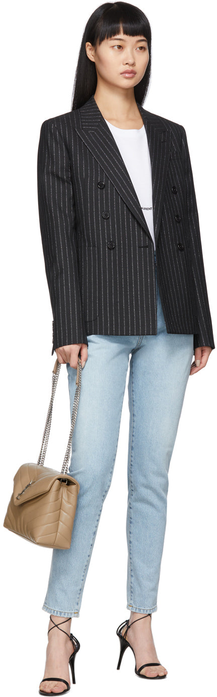 Saint Laurent Blue Denim Carrot Jeans - Saint Laurent Blue Denim Carot Jeans - 세인트 로렌트 블루 데님 당근 청바지