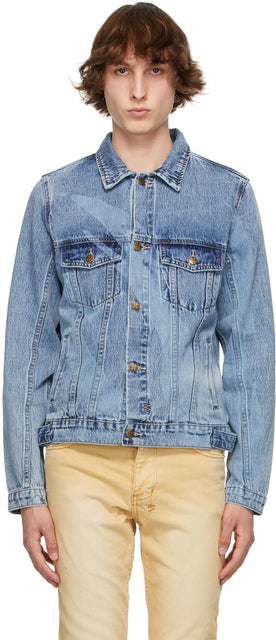 Ksubi Blue Denim Classic Jacket - Ksubi Blue Denim Classic Veste - Ksubi 블루 데님 클래식 재킷