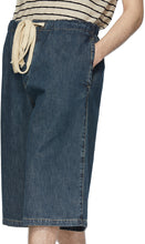 Loewe Blue Denim Drawstring Shorts