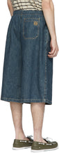 Loewe Blue Denim Drawstring Shorts