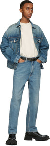 Balenciaga Blue Denim Large Fit Jacket