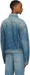 Balenciaga Blue Denim Large Fit Jacket