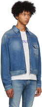 Tiger of Sweden Jeans Blue Denim Ry Zip Jacket