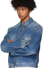 Tiger of Sweden Jeans Blue Denim Ry Zip Jacket