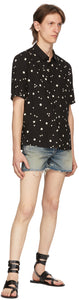 Saint Laurent Blue Denim Shorts