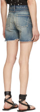 Saint Laurent Blue Denim Shorts