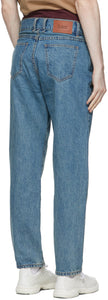 Han Kjobenhavn Blue Drop Crotch Jeans