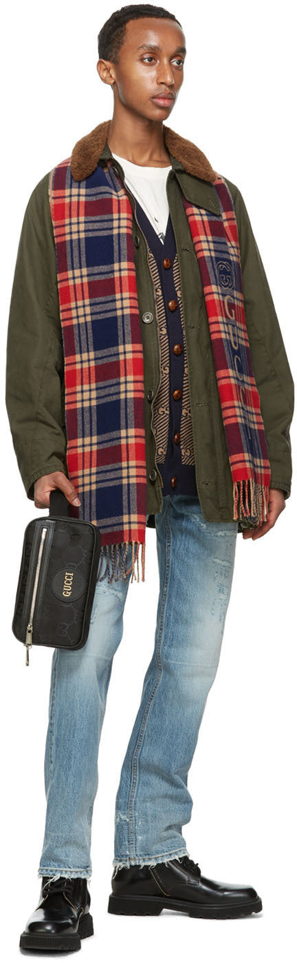 Gucci Blue Eco Bleached Organic Jeans