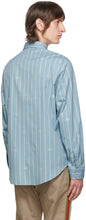 Gucci Blue GG Striped Shirt