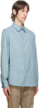 Gucci Blue GG Striped Shirt