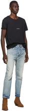 Saint Laurent Blue High-Rise 70s Jeans