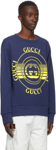 Gucci Blue Interlocking G Crewneck Sweatshirt