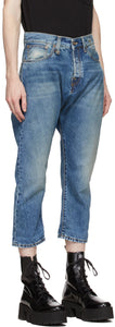 R13 Blue Jonah Drop Jeans