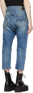 R13 Blue Jonah Drop Jeans