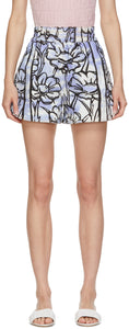 Fendi Blue Joshua Vides Edition Denim Shorts