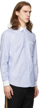 Burberry Blue Lace Detail Oxford Shirt