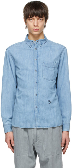 Isabel Marant Blue Lako P Shirt - Isabel Marant Blue Lako P shirt - 이사벨 선수 블루 라코 P 셔츠