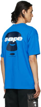 AAPE by A Bathing Ape Blue Logo T-Shirt