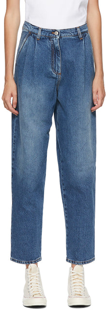 MSGM Blue Loose Fit Jeans