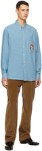 Gucci Blue Mushrooms Vintage Check Shirt